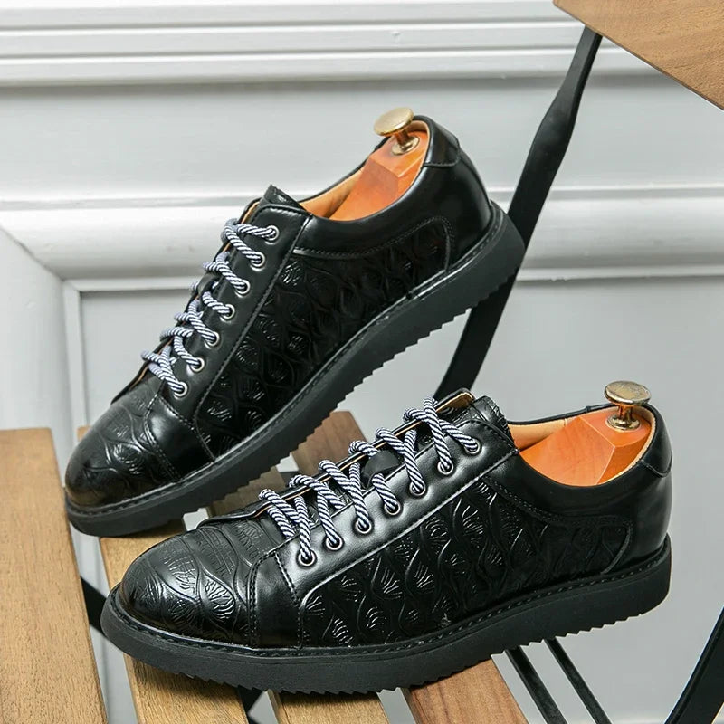 Original Sneakers Replicas Summer Shoes for Men Shoes 2024 Style Men Leather Shoe Natural Cowhide Leather Social Shoe Male Women
