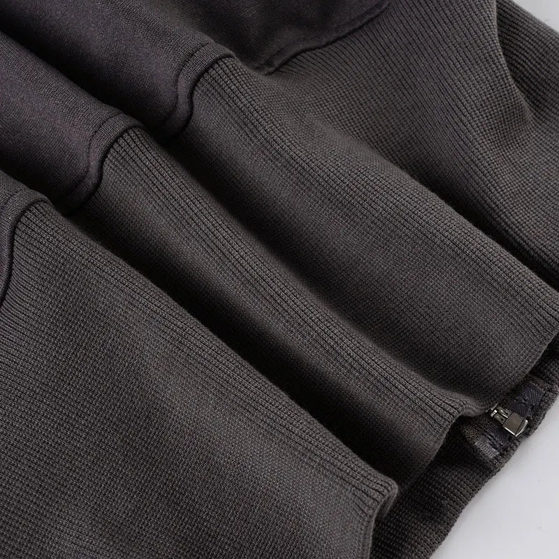 Fashion Solid Feather Hooded Short Jacket Women Zipper Pockets Full Sleeve Waist-closed Coat 2025 Autumn Lady New Street Outwear