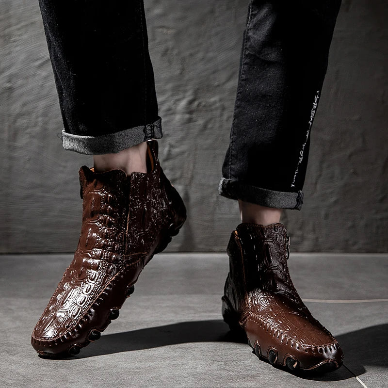 Genuine Leather Shoes For Man Spring Summner Big Size Shoes High Quality Designer Formal Shoes Casual Shoes Fashion Business