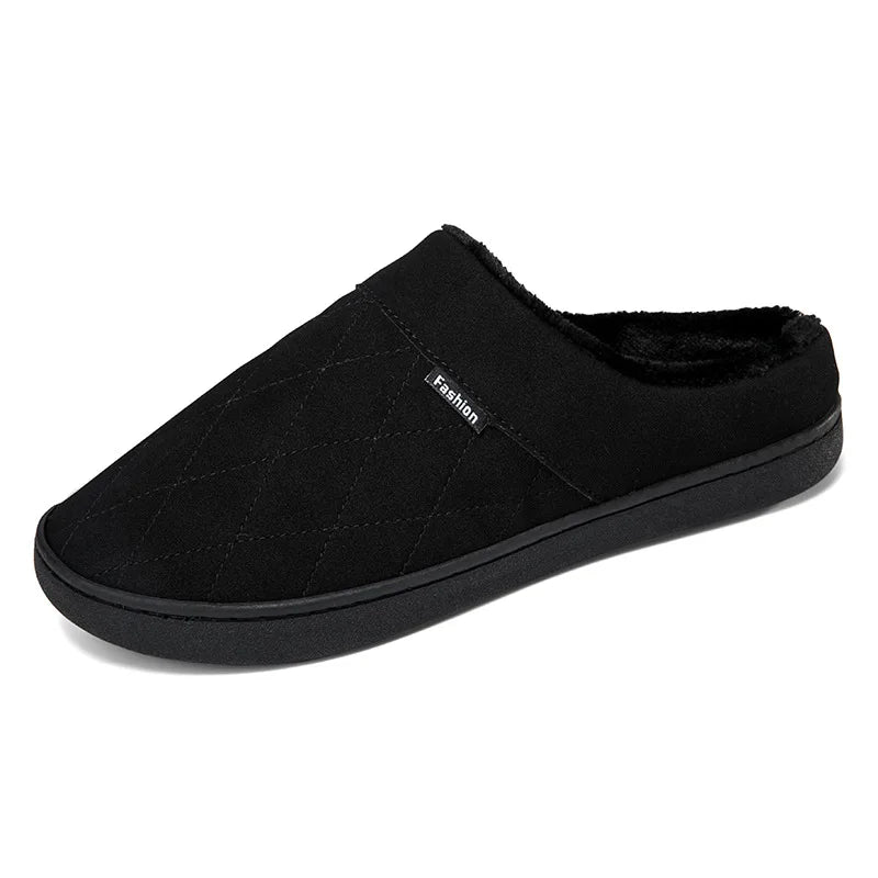 Winter Men's Cotton Slippers Warm Comfortable Men's Home Slippers Soft Velvet Women's Slippers 2025 New Home Casual Shoes 겨울슬리퍼