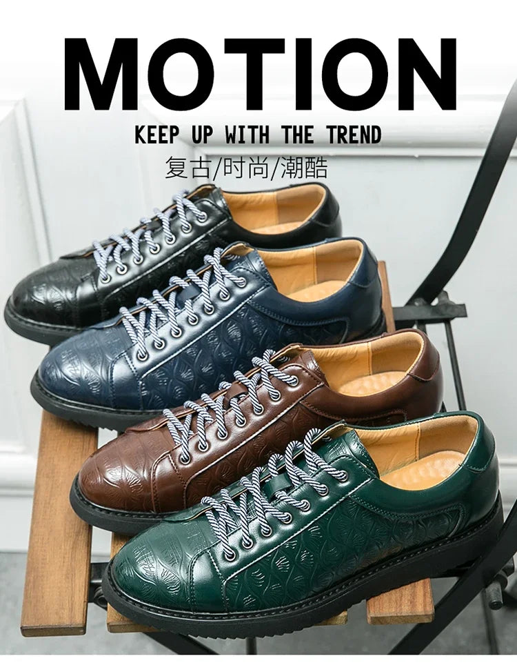 Original Sneakers Replicas Summer Shoes for Men Shoes 2024 Style Men Leather Shoe Natural Cowhide Leather Social Shoe Male Women