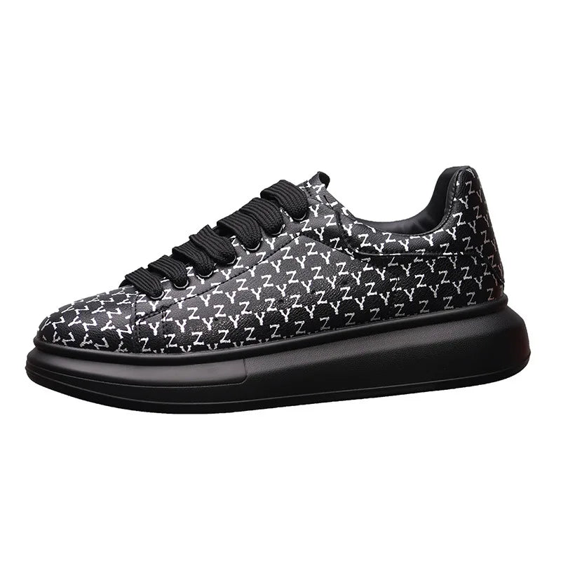 New Men's Shoes Couple's Small White Shoes Versatile Thick Soled Casual Shoes Men's Women's Sneakers Board Shoes Jogging Shoes