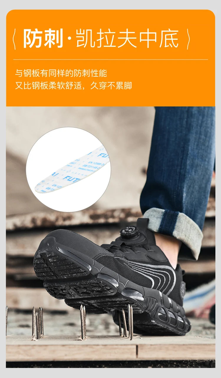 Men's Military Tactical Boots Army Boots Men Side Zipper Military Boots Men Anti-Slip Ankle Boots Work Safety Shoes Hiking Shoes