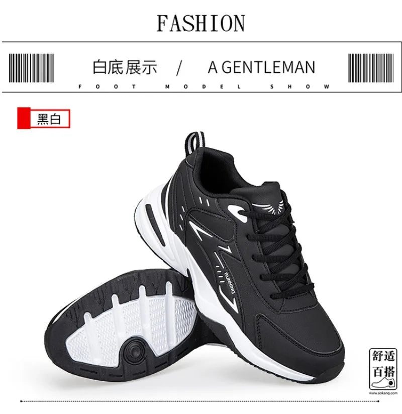 Autumn New Men Microfber Running Shoes Luxury Brand Men Shoes School Student Air-cushion Sneakers Fashion Man Casual Shoes 35-48