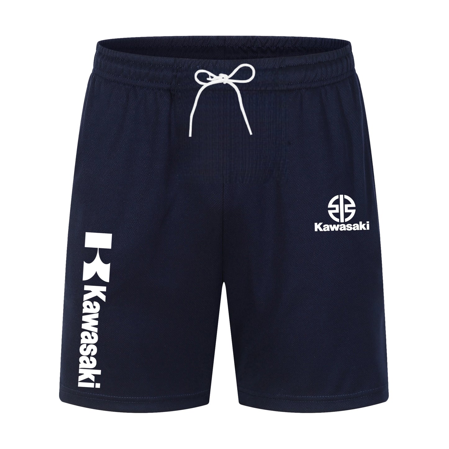 Kawasaki Summer Popular 3D Printed Quick Drying Men Breathable Motorcycle Shorts Off-road Motorcycle Sport Running Men Shorts