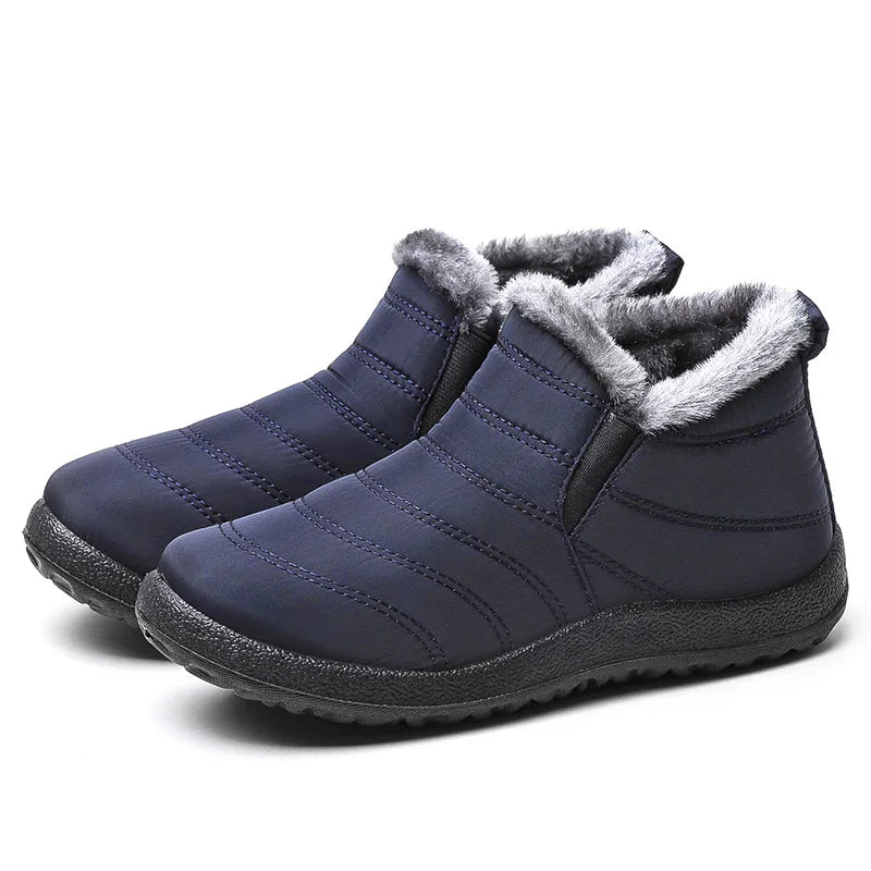 Men's Sneakers Warm Winter Sneakers With Fur Shoes Man Casual Sneaker Slip On Winter Shoes For Men Loafers 2025 Casual Shoes