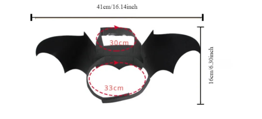Fashion Cat Clothes Bat Wings Funny Dog Costume Artificial Wing Pet Cosplay Prop Halloween Christmas Cat Costume Pet Products