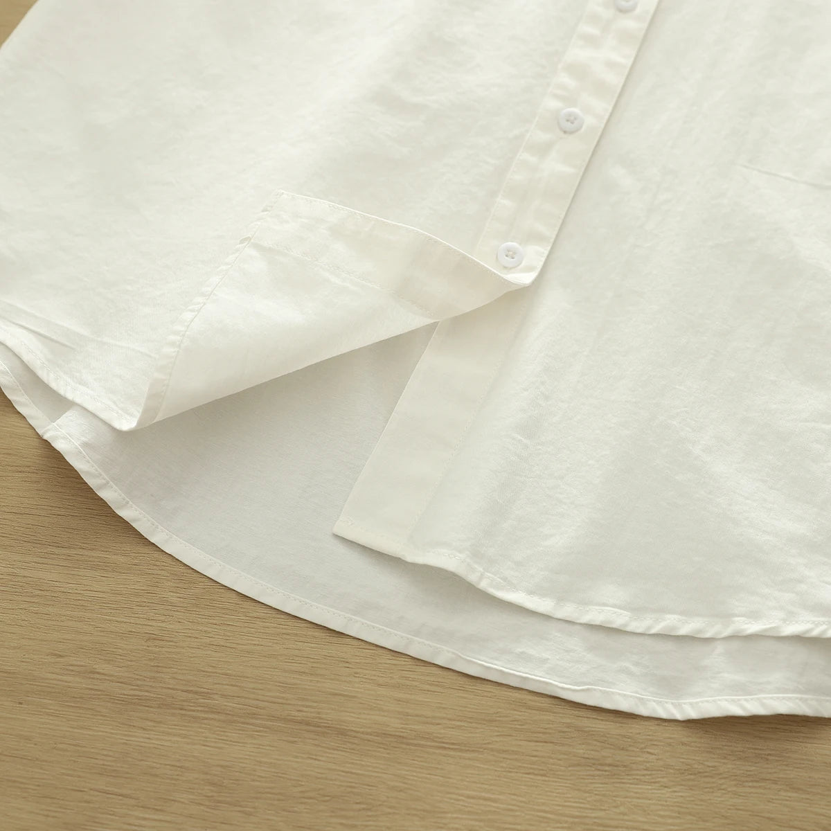Simple Fine Cotton Casual Shirts Women 2025 New Fresh Lady Solid Color Loose Blouses and Tops Ladies Long Sleeve Shirt Clothing