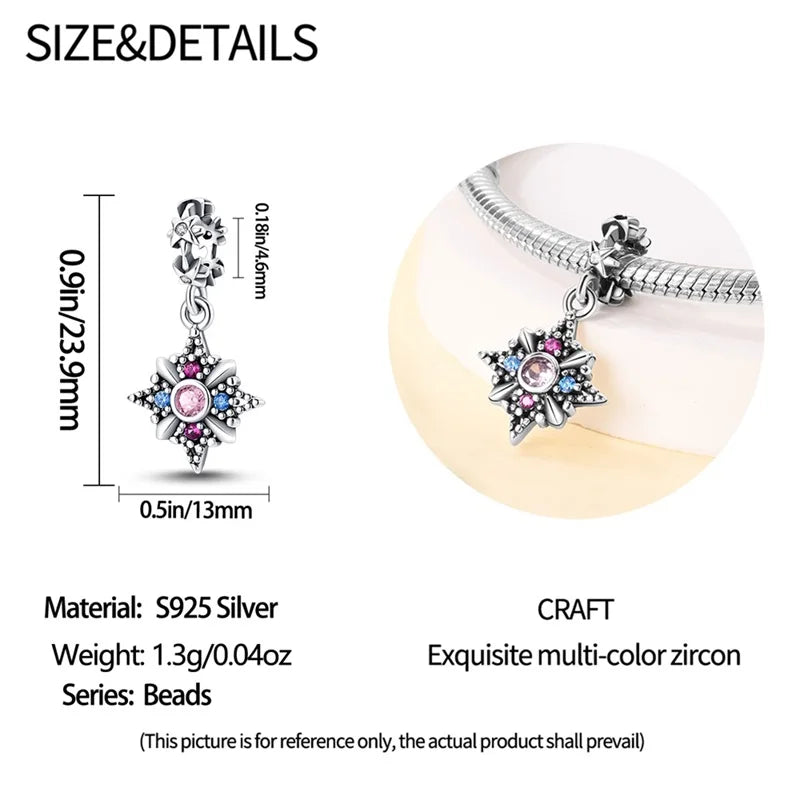 925 Sterling Silver Classic Retro Lotus Heart-Shaped Charms Beads Fit Original Pandach Bracelets Fine DIY Anniversary Jewelry