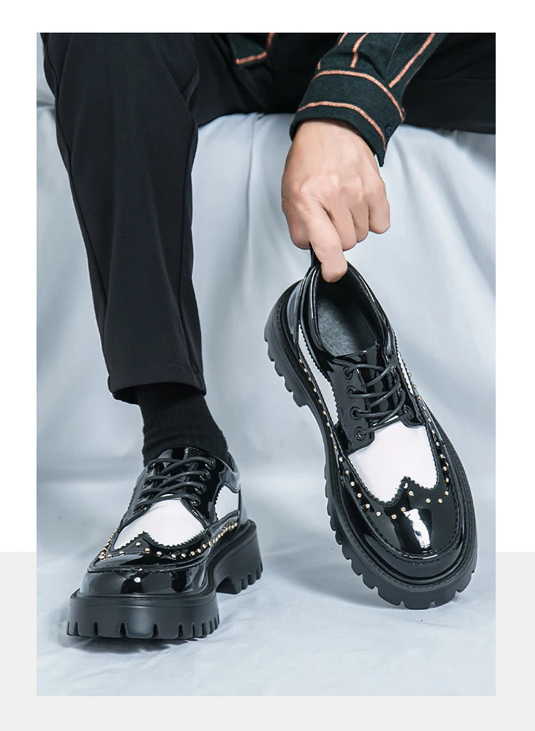 Genuine Leather Shoes For Man Spring Summner Big Size Shoes High Quality Designer Formal Shoes Casual Shoes Fashion Business