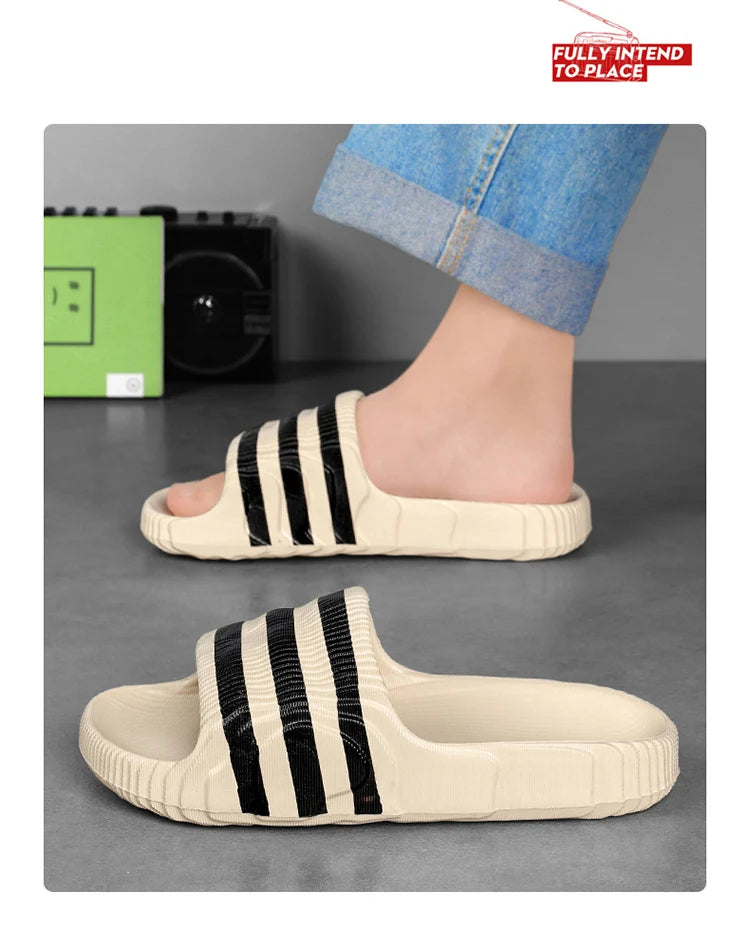 Fashion men's summer light EVA slippers massage slippers indoor and outdoor sandals new non-slip shower slippers women 36-46