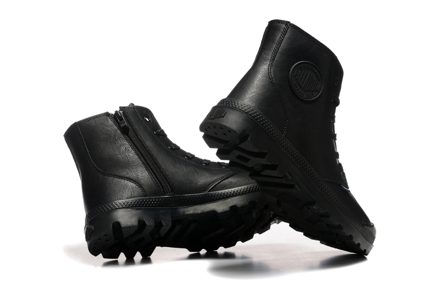 PALLADIUM Pampa 2025 Men Women Oil Wax Skin Lamb Wool Leather Ankle Boots Outdoor Dual Purpose Walking Shoes Desert Shoes