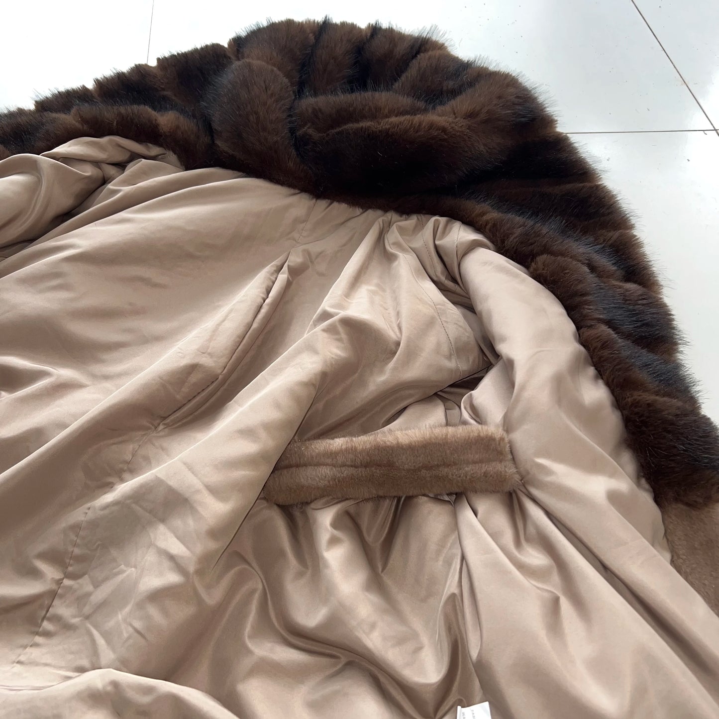 Artificial Imitation Mink Fur Fashionable Korean Style Loose Women's Hat Jacket Fur Coat
