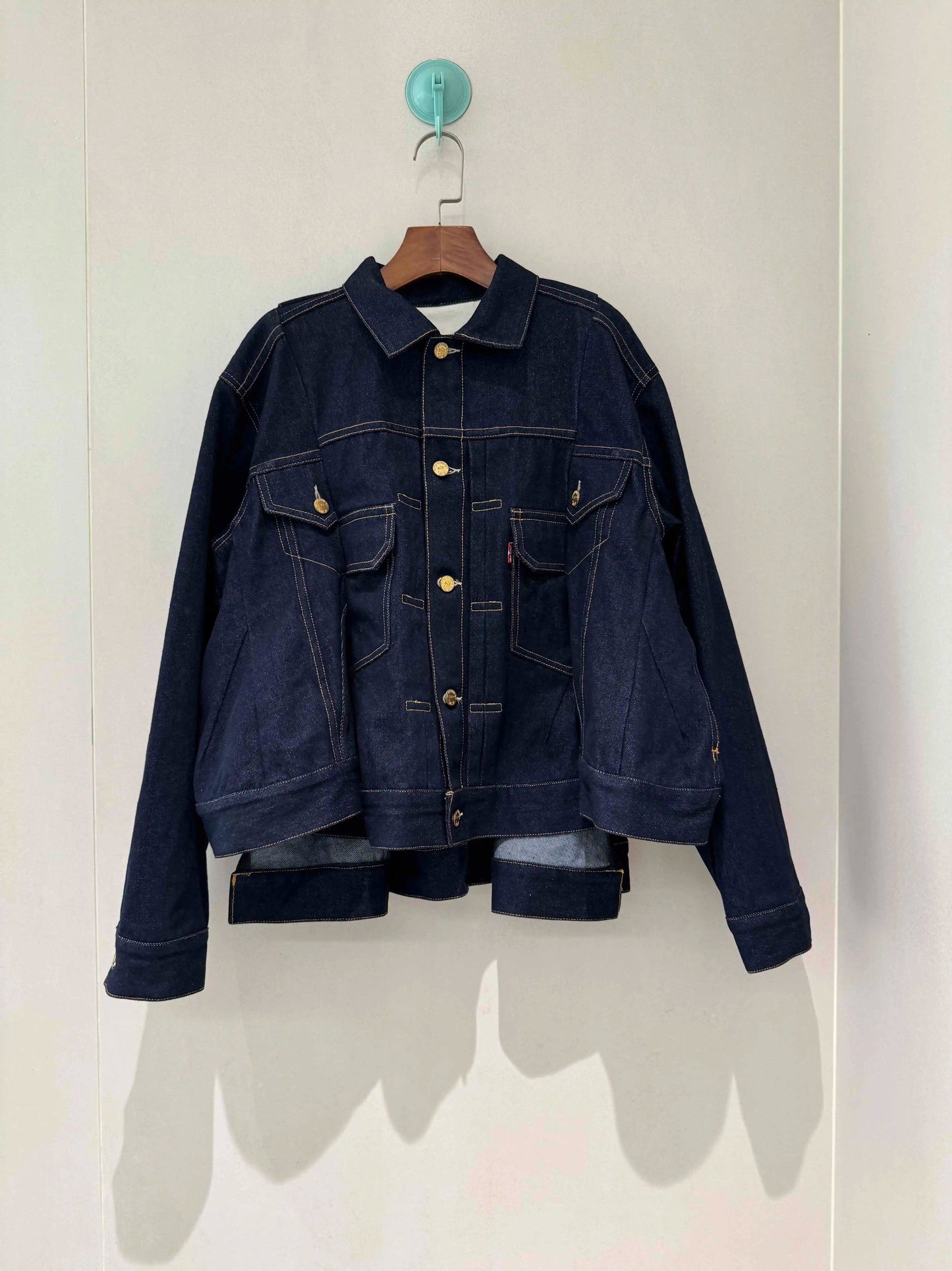 2025fw spring autumn new women's luxury high quality denim jacket female casual cowboy loose coat overcoat 2 color tutu