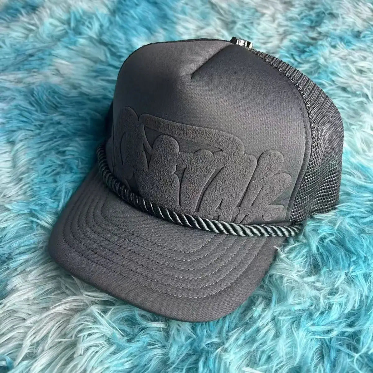 Unisex Sy Letter Printed Baseball Net Caps Spring and Summer Outdoor Adjustable Casual Hats Sunscreen Hat