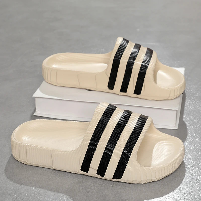 Fashion men's summer light EVA slippers massage slippers indoor and outdoor sandals new non-slip shower slippers women 36-46