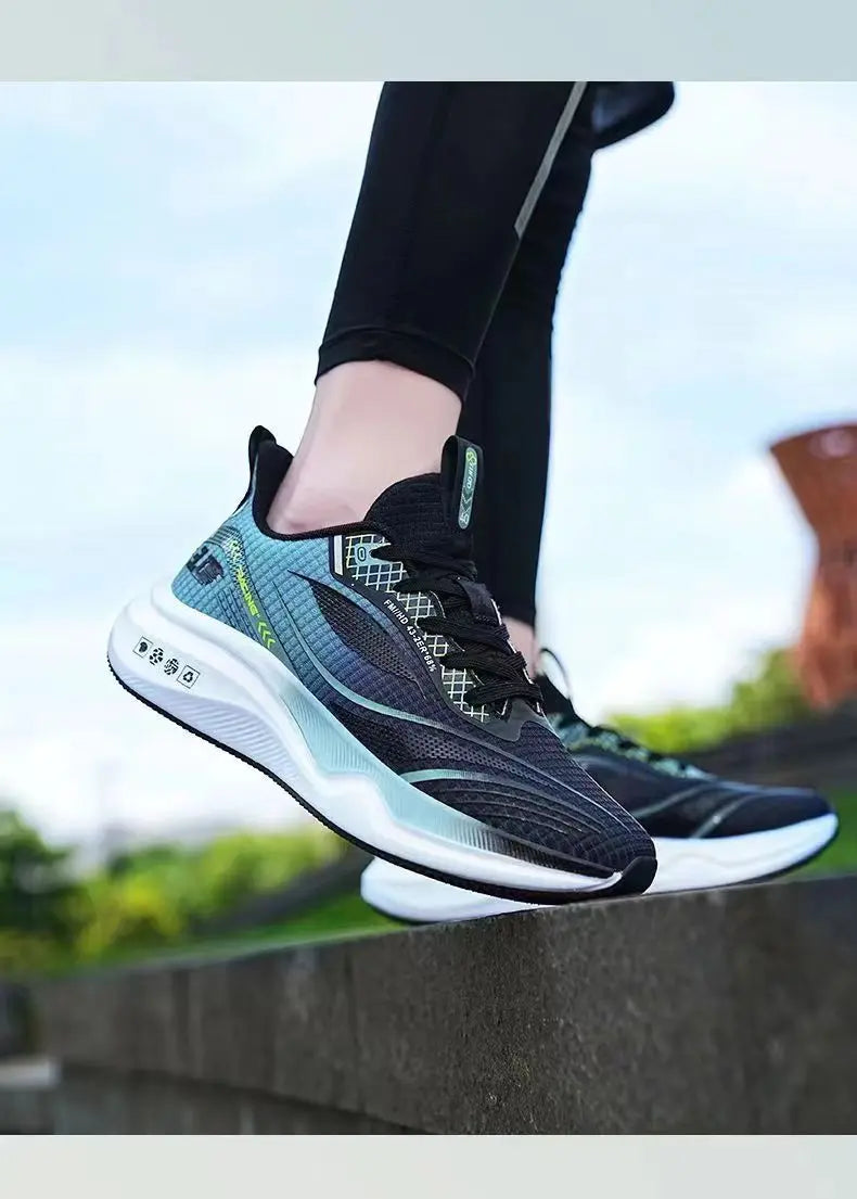 Men's Sneakers Casual Breathable Sports Shoes Men Anti Slip Wear-resistant Running Shoes Outdoor Walking Training Tennis Shoes