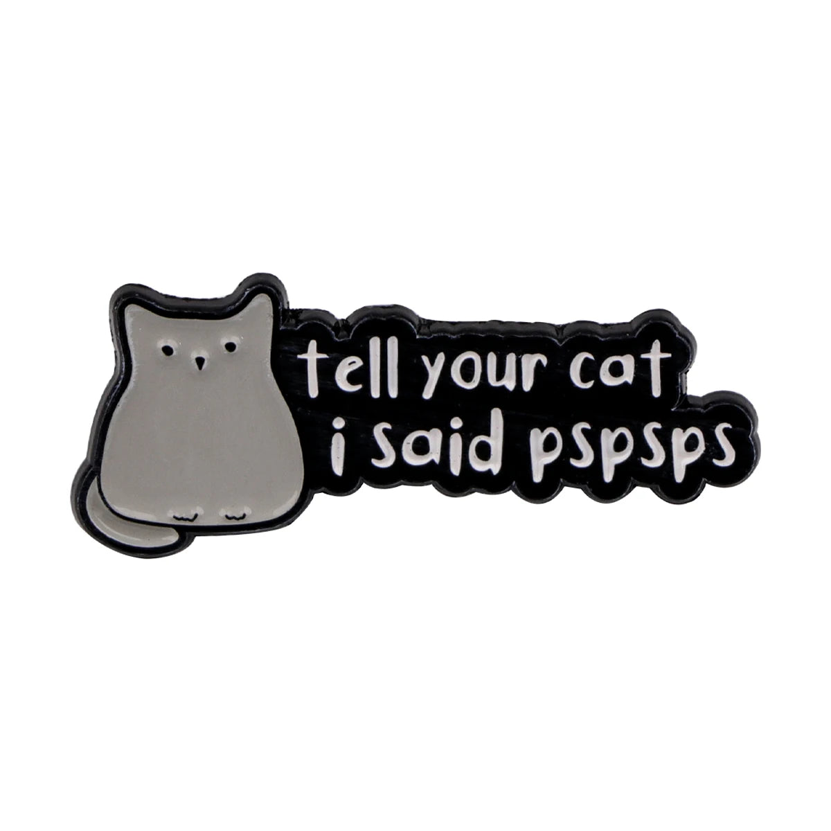 Cute Cat Enamel Pin Funny Bear Brooch Pines Lapel Pins Crow Badge Clothing Accessories Halloween Jewelry Friends Gifts