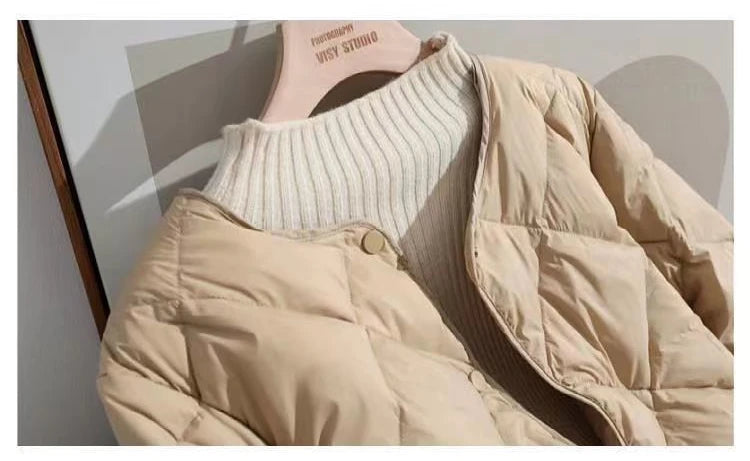 New Autumn Winter Jacket Parkas Warm Quilted Lightweight Women Coat Cotton Padded Jacket Cheap Wholesale Women's Clothing