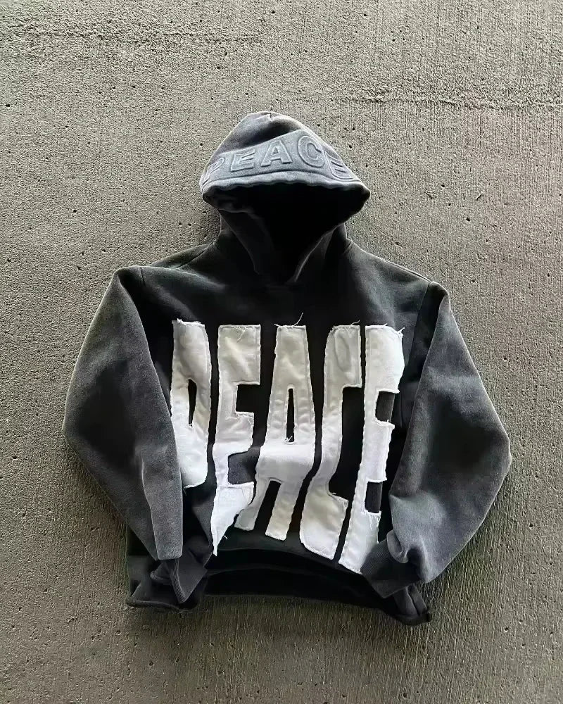 American New Fashion Oversized Print Zipper Hoodie Women Y2K Gothic Harajuku Hip-hop Popular Casual Joker Hoodies Tops