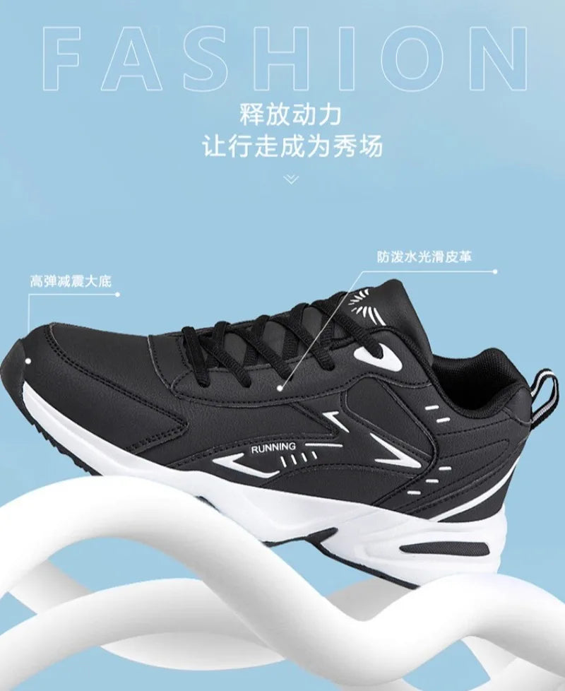 Autumn New Men Microfber Running Shoes Luxury Brand Men Shoes School Student Air-cushion Sneakers Fashion Man Casual Shoes 35-48