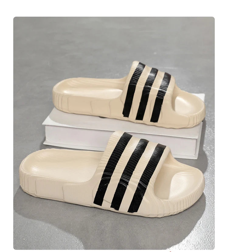Fashion men's summer light EVA slippers massage slippers indoor and outdoor sandals new non-slip shower slippers women 36-46