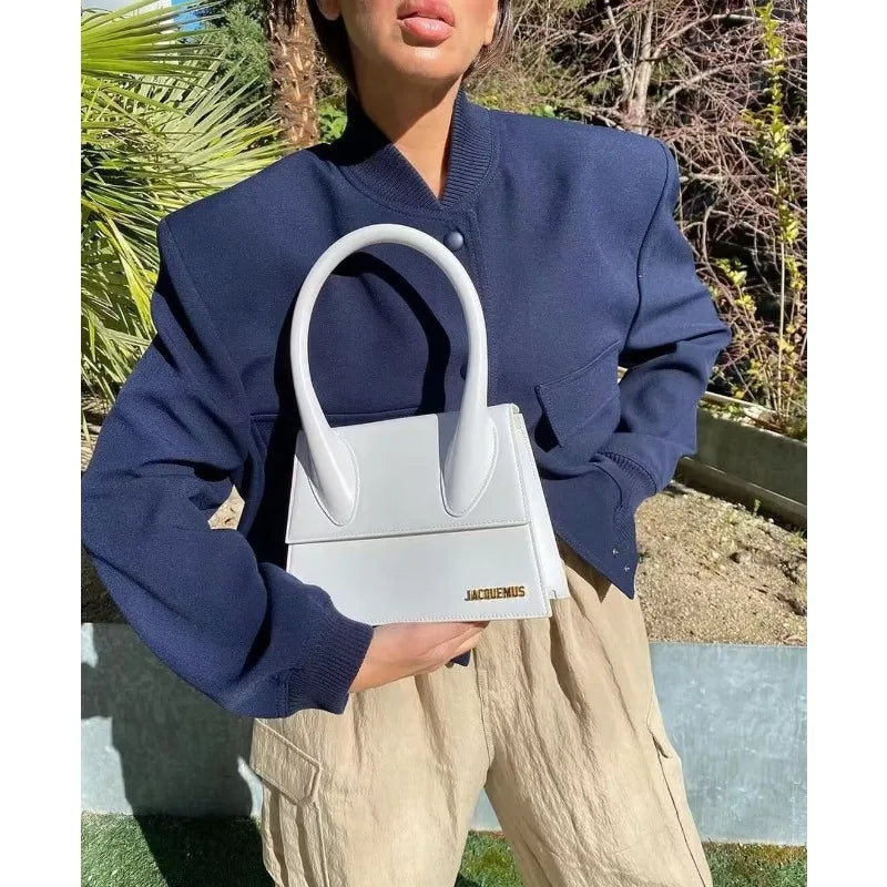 MUJER 2025 Woman Bomber Jacket White Autumn Winter Button Cropped Jackets for Women Fashion Long Sleeve Women Coats Outerwears