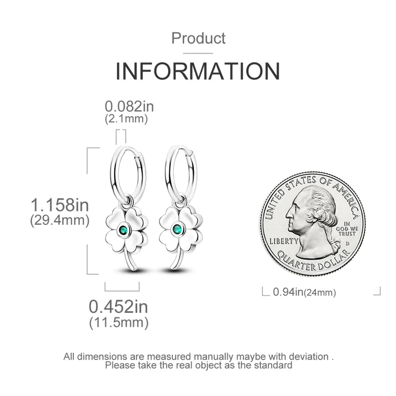 925 Sterling Silver Colored Zirconium Stars Hoop Earrings For Women Jewelry Anniversary WeddingMaking Jewelry Gift