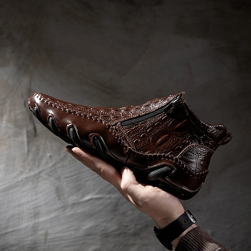 Genuine Leather Shoes For Man Spring Summner Big Size Shoes High Quality Designer Formal Shoes Casual Shoes Fashion Business