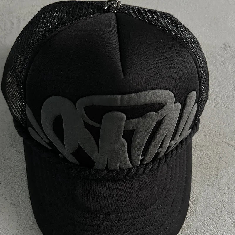 Unisex Sy Letter Printed Baseball Net Caps Spring and Summer Outdoor Adjustable Casual Hats Sunscreen Hat