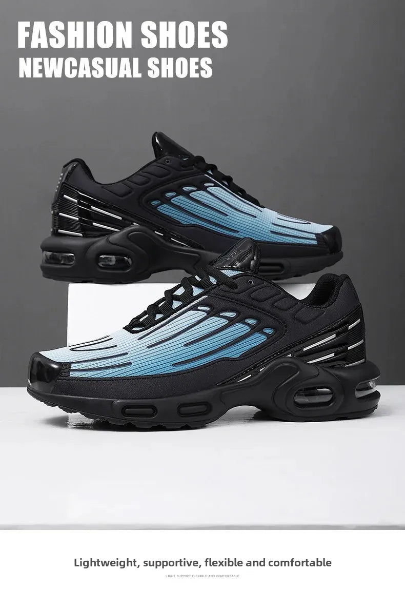 2024 New Spring Large Size Couple Air Cushion Sports Shoes Student Running Shoes Men Casual Trendy Sport Shoes Breathable