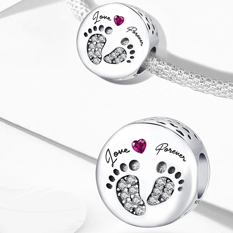 Fit Pan 925 Original Bracelets Love Heart Flower Four Leaf Clover Turtle 925 Silver Charms Beads DIY Birthday Jewelry Gift