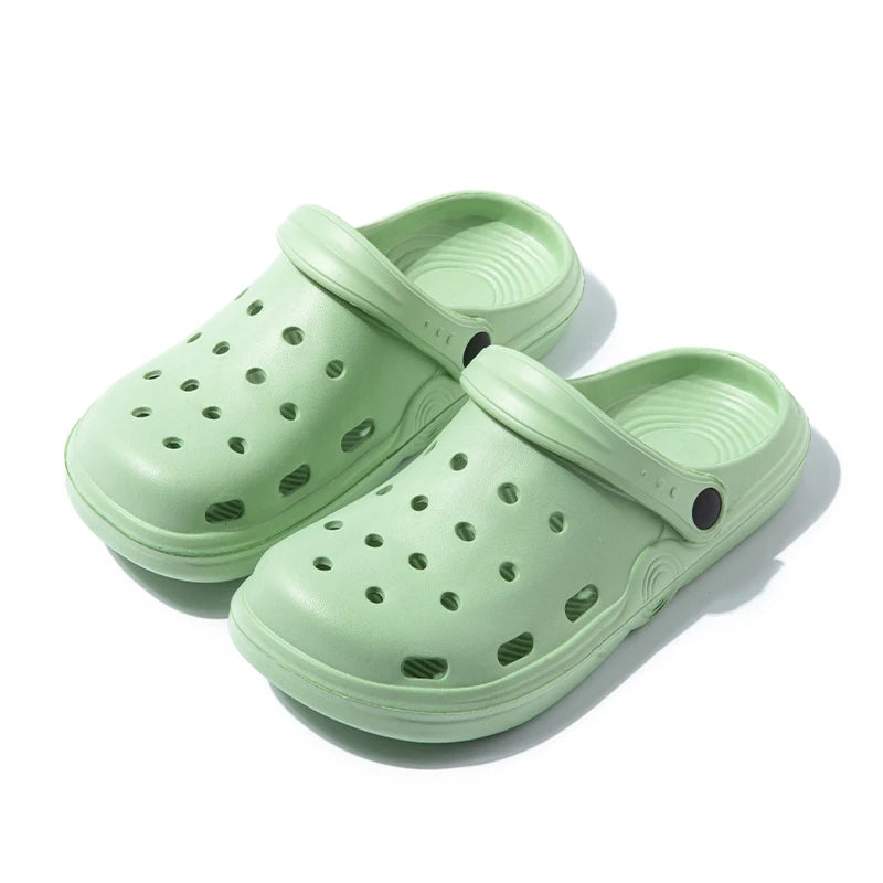 Women Summer Beach Sandals Casual Garden Clogs Outdoor Closed Toe Sandals for Men Couples Non Slip House Shower Slippers