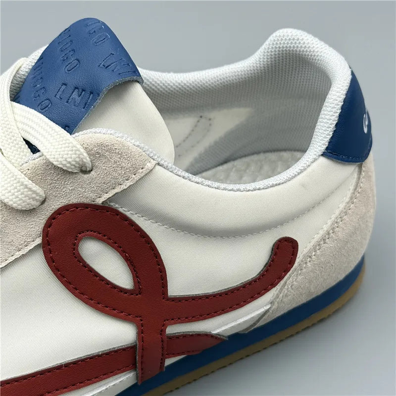 Mens Leather Shoes Fall Fashion Sneakers for Driving Walking Office, Comfortable Men Slip on Skate Flats Non Slip Youth Shoes