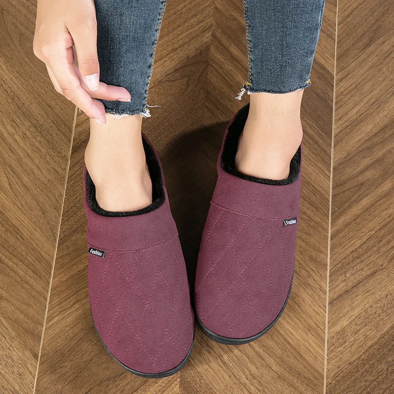 Winter Men's Cotton Slippers Warm Comfortable Men's Home Slippers Soft Velvet Women's Slippers 2025 New Home Casual Shoes 겨울슬리퍼