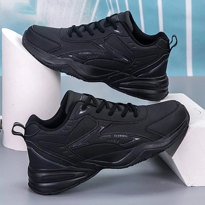 Autumn New Men Microfber Running Shoes Luxury Brand Men Shoes School Student Air-cushion Sneakers Fashion Man Casual Shoes 35-48