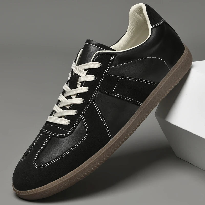 Genuine Leather Men's Casual Shoes Non Slip Male Walking Sneakers Comfortabel Tenis Masculino New Leisure Walk Outdoor Footwear