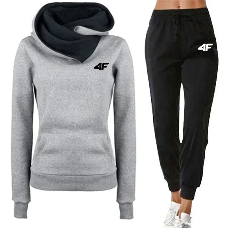 Outdoor Hot Sales Daily Women's Tracksuit Hoodies Long Sleeves Casual Single Piece Sweatshirts Sweatpants Comfort Jogging Sports