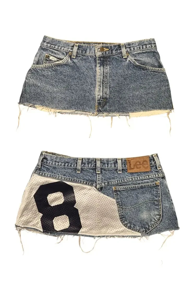 Harajuku Vintage Letter Mini Skirt Sexy Low Waist Hip Skirt Women's Y2K Summer New Gothic Casual Joker Spice Girls Street Wear