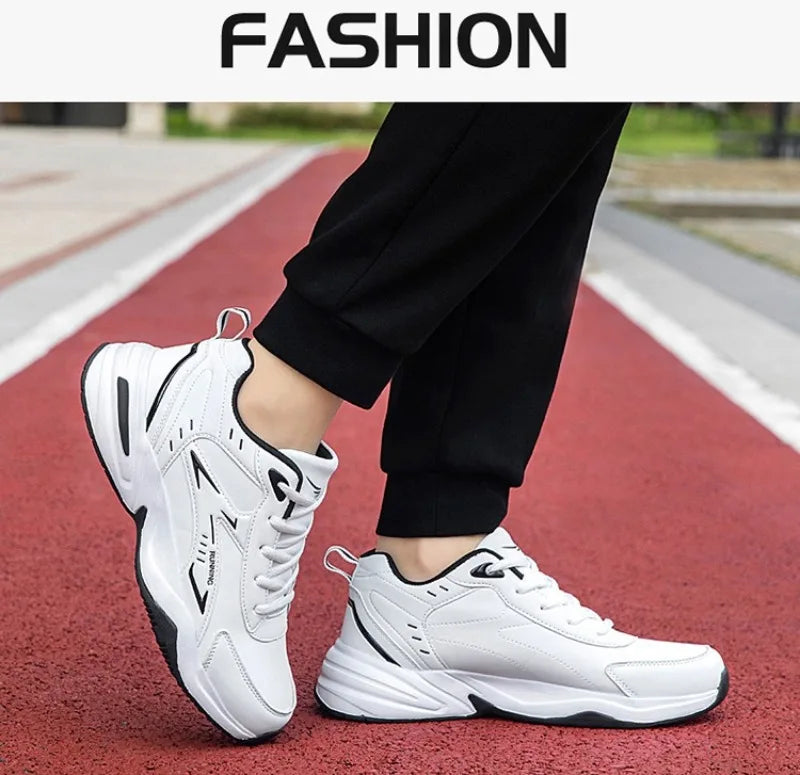 Autumn New Men Microfber Running Shoes Luxury Brand Men Shoes School Student Air-cushion Sneakers Fashion Man Casual Shoes 35-48