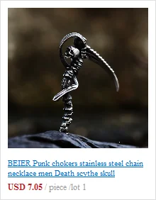 BEIER Wholesale Classic Garden Flower Skull Ring For Man Stainless Steel Man's Punk Style Jewelry BR8-071 US Size Halloween Gift