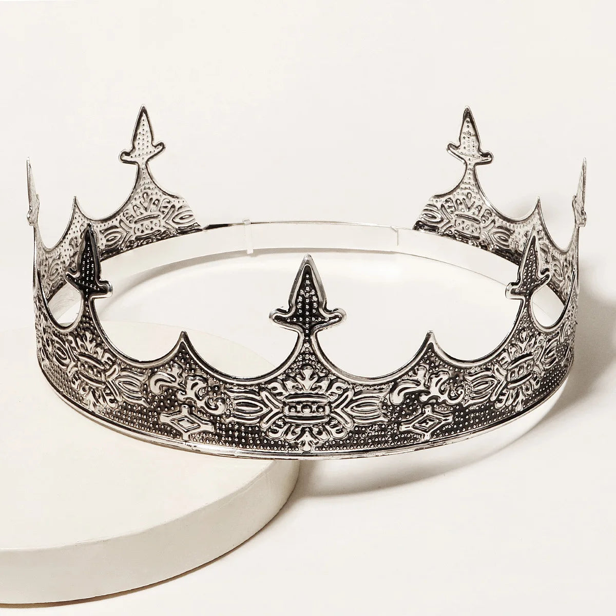 KMVEXO King Crown for Men - Royal Men's Crown Prince Tiara for Wedding Birthday Prom Party Halloween Decorations Jewelry