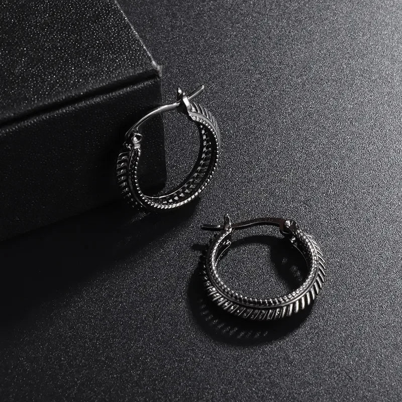 Retro Gothic Skull Earrings Hypoallergenic Earrings for Men and Women Punk Hip Hop Halloween Jewelry Gifts