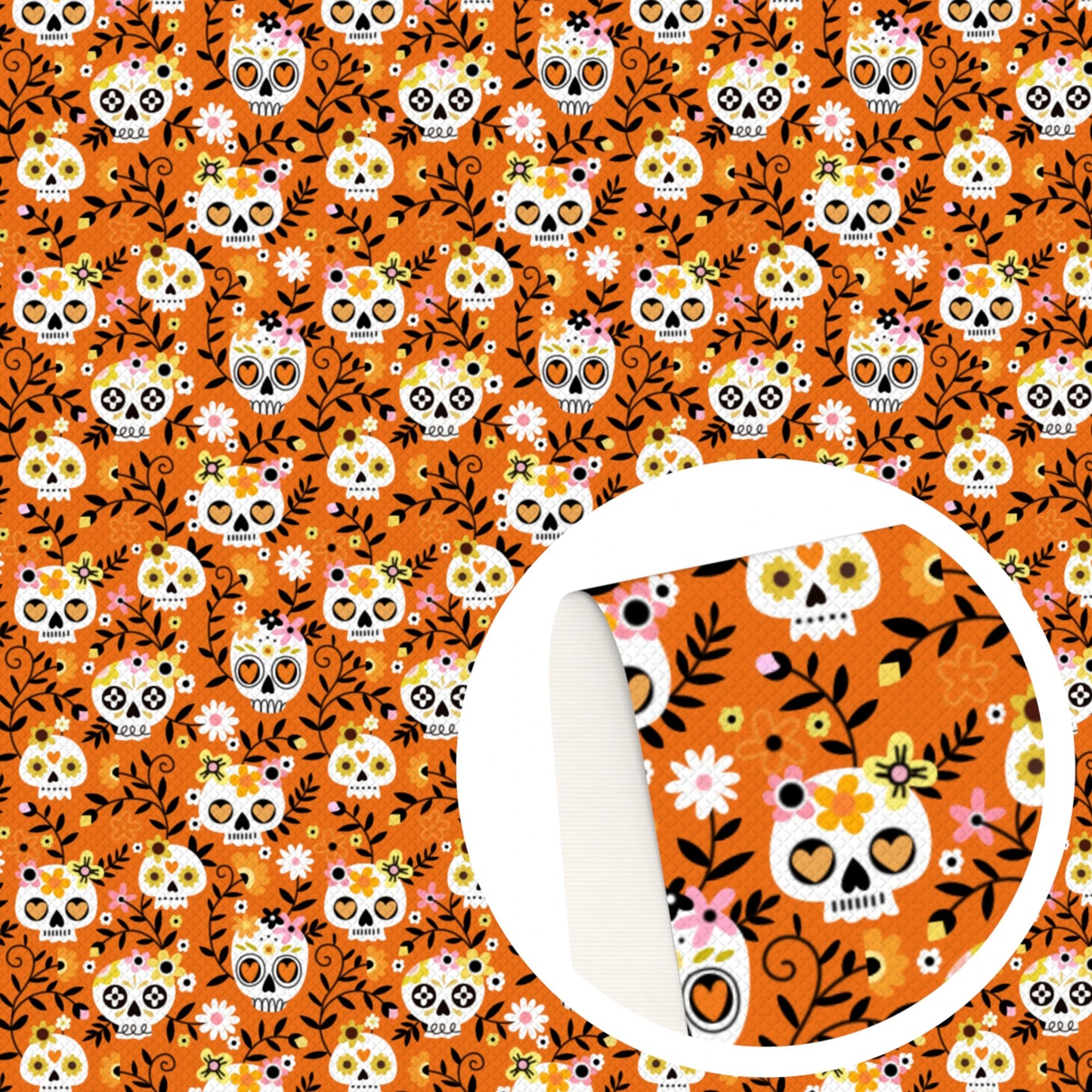 Halloween Skull Bone Skeleton Printed Polyester Pure Cotton Material Patchwork Tissue Sewing Quilting Fabrics Needlework DIY