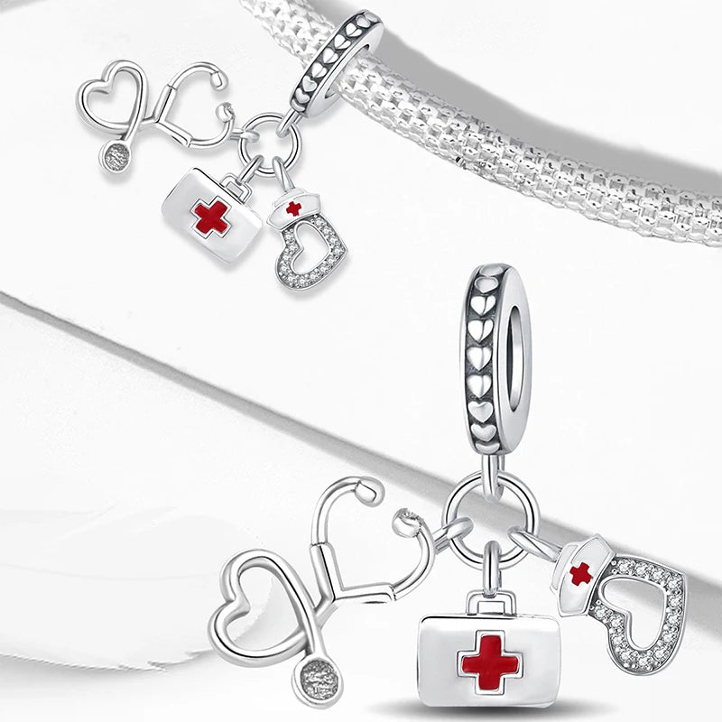 Fit Pan 925 Original Bracelets Love Heart Flower Four Leaf Clover Turtle 925 Silver Charms Beads DIY Birthday Jewelry Gift