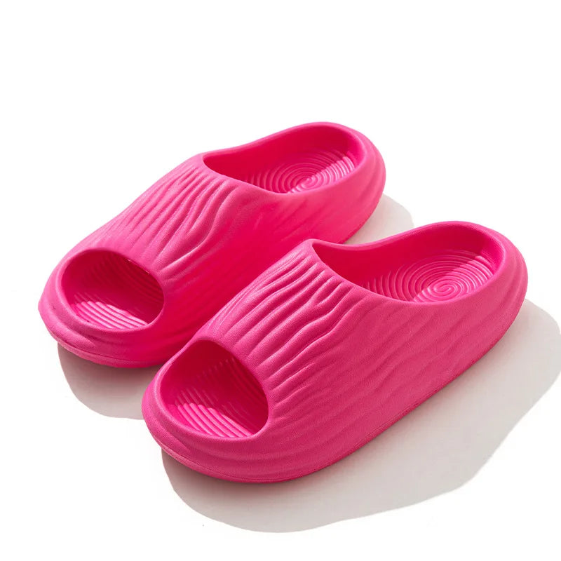 Women's Super Soft Eva Thick Platform Slides Minimalist And Comfortable Indoor Bathroom Non-Slip Slippers Women's Slippers