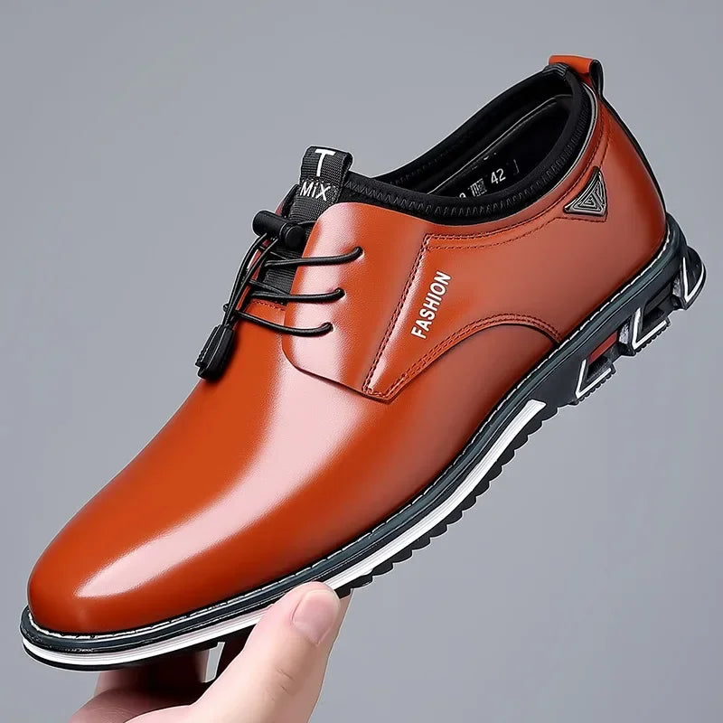 Shoes Men Dress Slip on Mens Casual Oxford Shoe Moccasin Male Footwear Pointed Toe Shoes for Men Flat Zapatillas Hombre 2025