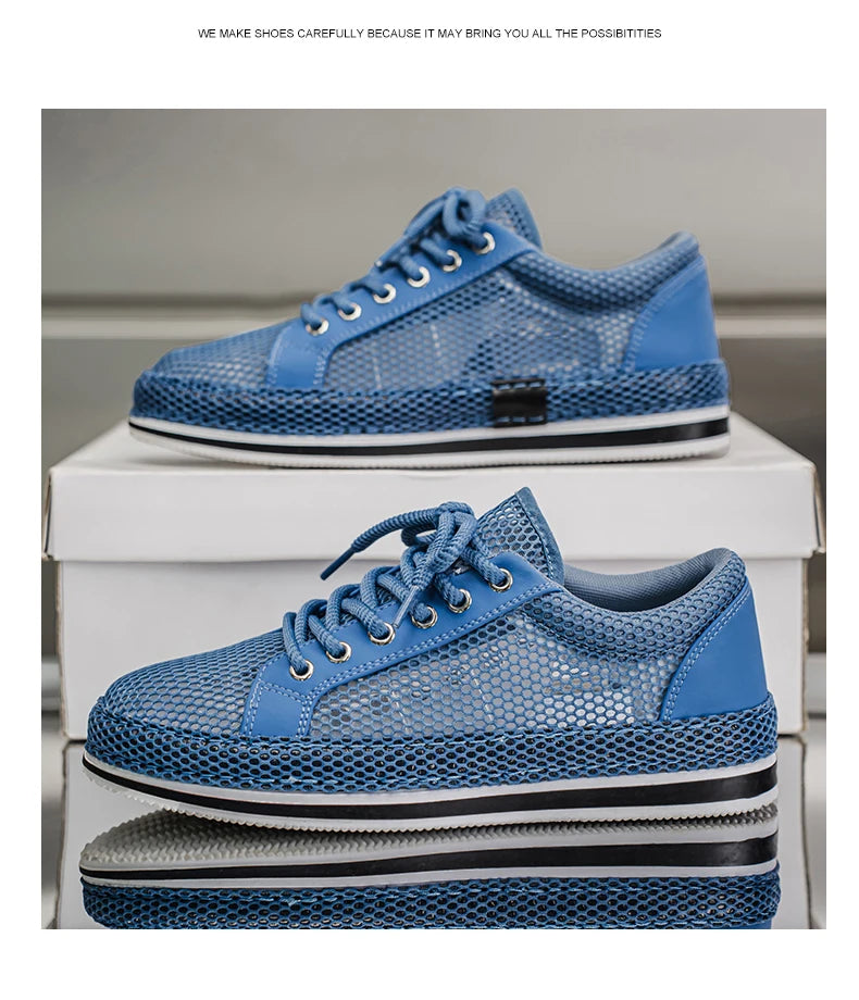 CYYTL Summer Shoes For Men Mesh Sneakers Casual Breathable Outdoor Running Tennis Sports Hiking Luxury Platform Designer Loafers