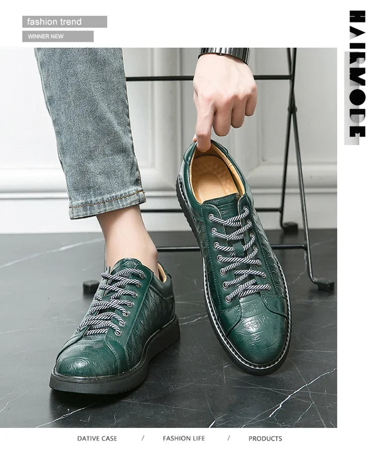 Original Sneakers Replicas Summer Shoes for Men Shoes 2024 Style Men Leather Shoe Natural Cowhide Leather Social Shoe Male Women