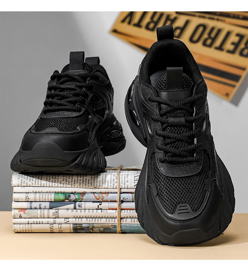 Men's light breathable casual sports shoes four seasons new soft sole anti-slip fashion outdoor running shoes students sneakers